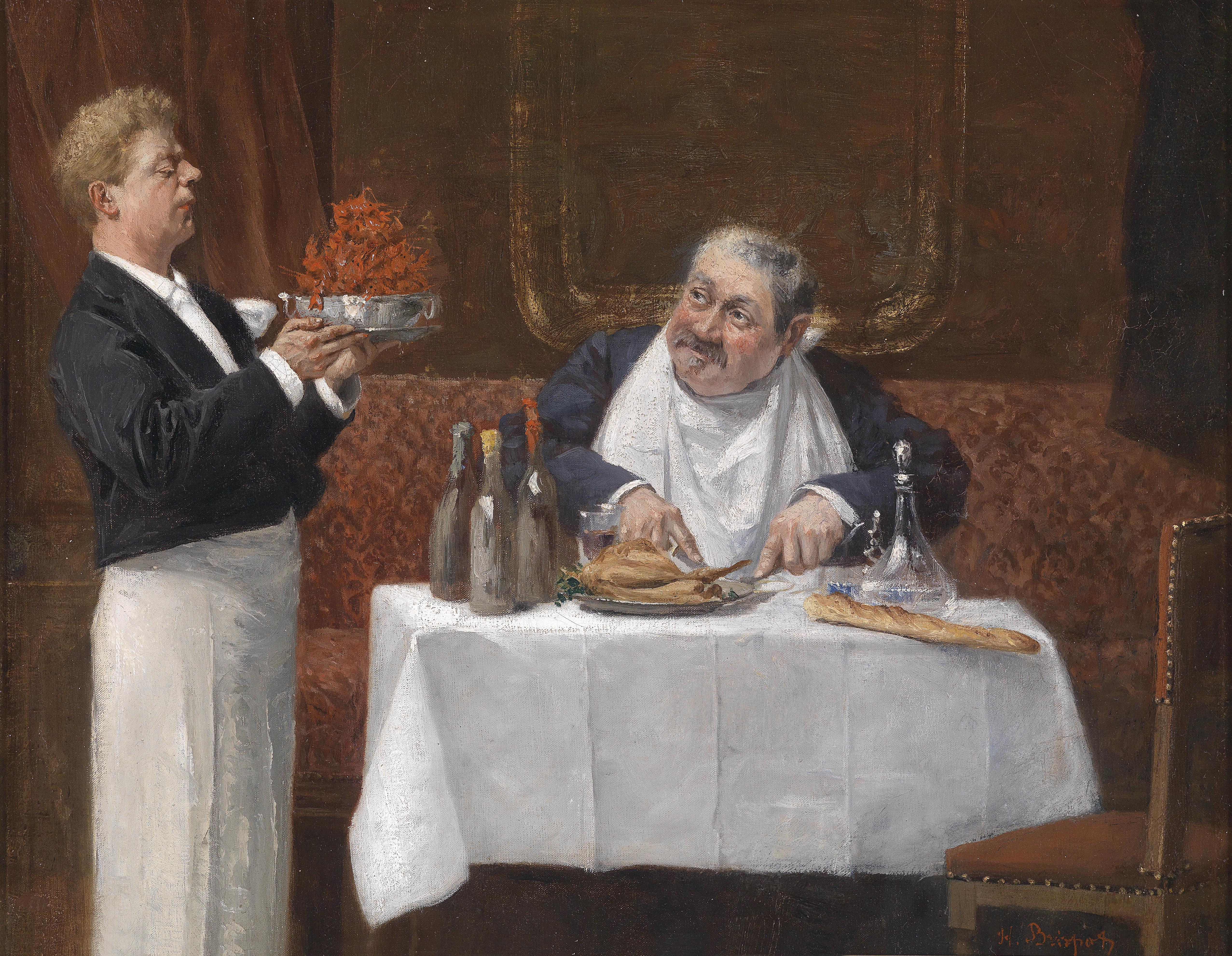 A Gourmand by Henri Brispot.