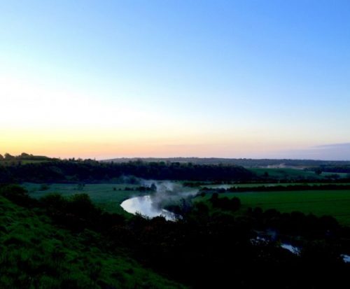 Dawn in the Boyne Valley.” width=